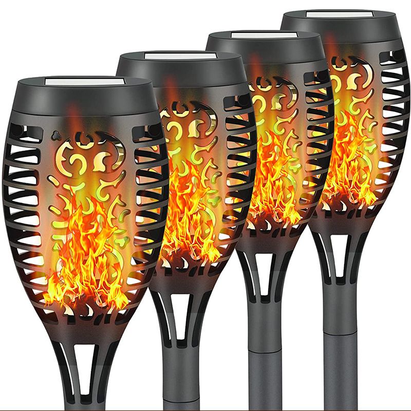 Lumières imperméables extérieures de torche de flamme de 12 LED