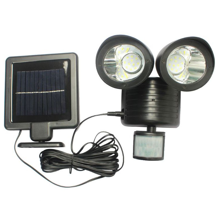 Projecteur Solaire Double 22 Led