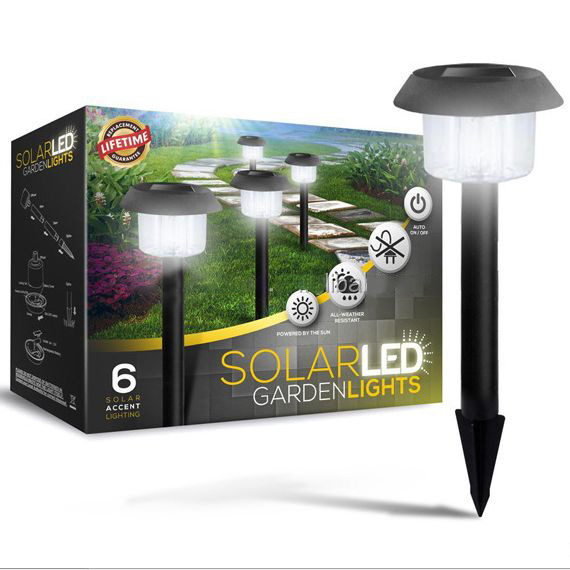 Lumière de pelouse de jardin solaire à LED étanche extérieure